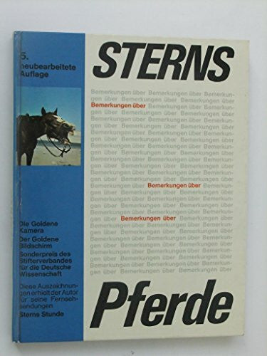 Stern, Horst Stern's Bemerkungen über Pferde