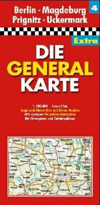 Mair Generalkarten Extra Die Generalkarten Deutschland Extra, 12 Bl., Bl.4, Berlin, Brandenburg, Sachsen-Anhalt Nord