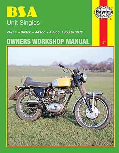 Haynes, John BSA Unit Singles Owners Workshop Manual, No. 127: '58-'72 (Haynes Manuals)