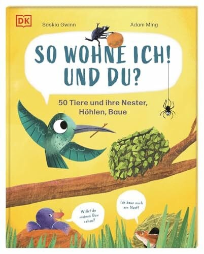 Held, Andreas So wohne ich! Und du?: 50 Tiere und ihre Nester, Höhlen, Baue. Erstes Sachwissen in einem entzückenden Comic-Bilderbuch. Für Kinder ab 4 Jahren