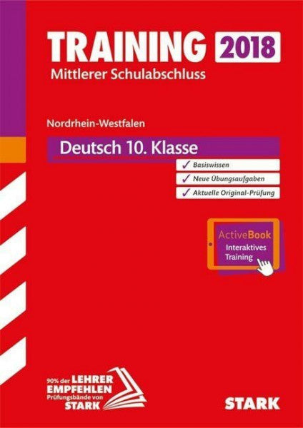 STARK Training Mittlerer Schulabschluss NRW - Deutsch inkl. Online-Prüfungstraining: Ausgabe mit ActiveBook