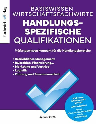 Fresow, Reinhard Wirtschaftsfachwirte: Handlungsspezifische Qualifikationen