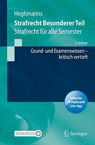 Heghmanns, Michael Strafrecht Besonderer Teil: Strafrecht für alle Semester – Grund- und Examenswissen kritisch vertieft (Springer-Lehrbuch)