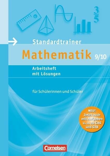 Pruzina, Dr. Manfred Standardtrainer Mathematik: 9./10. Schuljahr - Arbeitsheft mit eingelegten Musterlösungen - Neubearbeitung: Mit Aufgaben zu CAS und GTR