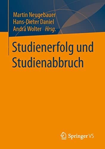 Wolter, Andrä Studienerfolg und Studienabbruch
