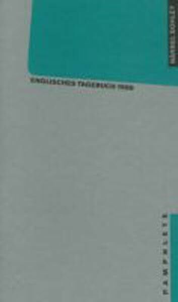 Bohley, Bärbel Englisches Tagebuch 1988 (Pamphlete)