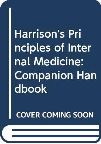 Kasper, Dennis Companion Handbook (Harrison's Principles of Internal Medicine)