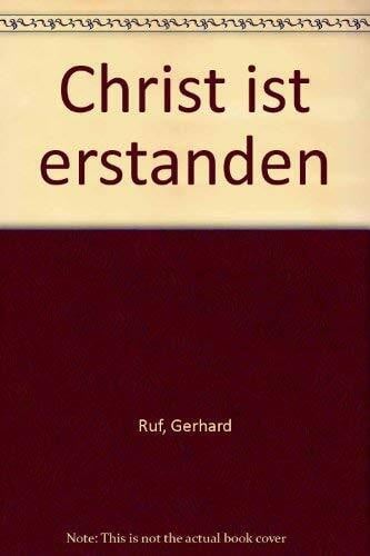 Ruf, Gerhard Christ ist erstanden