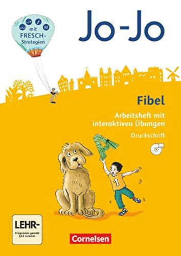 Namour, Nicole Jo-Jo Fibel - Allgemeine Ausgabe 2016: Arbeitsheft mit interaktiven Übungen - In Druckschrift mit Einlegern