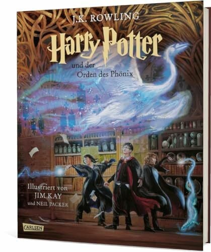 Fritz, Klaus Harry Potter und der Orden des Phönix (Schmuckausgabe Harry Potter 5): Vierfarbig illustrierte Ausgabe mit großformatigen Bildern und Lesebändchen – der Kinderbuch-Klassiker zum Vorlesen