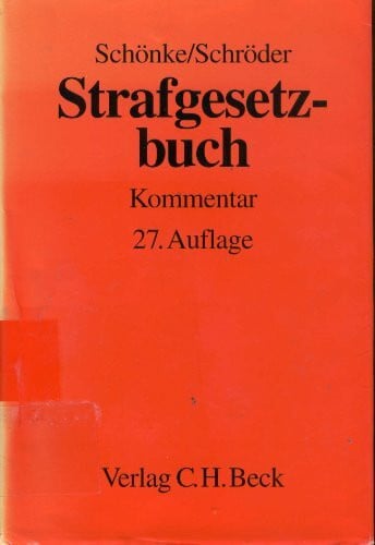 Perron, Walter Strafgesetzbuch: Kommentar
