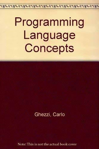 Jazayeri, Mehdi Programming Language Concepts
