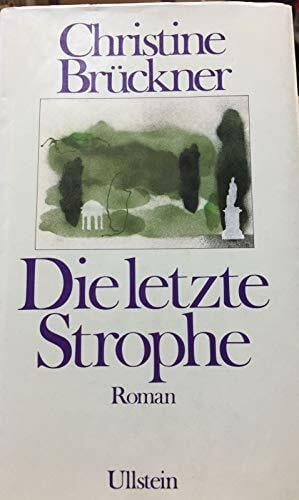 Brückner, Christine Die letzte Strophe