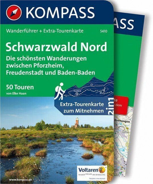 Haan, Elke KOMPASS Wanderführer Schwarzwald Nord, Die schönsten Wanderungen zwischen Pforzheim, Freudenstadt und Baden-Baden: Wanderführer mit Extra-Tourenkarte 1:50.000, 50 Touren, GPX-Daten zum Download