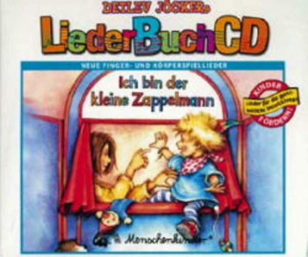 Jöcker, Detlev LiederBuchCD: Ich bin der kleine Zappelmann - Neue Finger- und Körperspiellieder: Lern,- Spiel- und Spasslieder