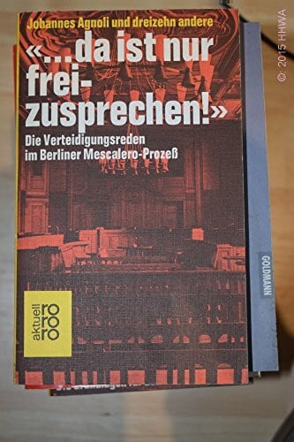 Siebel, Werner Johannes Agnoli und dreizehn andere...da ist nur Freizusprechen
