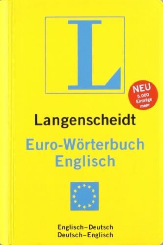 Langenscheidt, Redaktion von Langenscheidt Euro-Wörterbuch Englisch: Englisch-Deutsch/Deutsch-Englisch: Englisch-Deutsch / Deutsch-Englisch. Rund 55.000 Stichwörter und Wendungen (Langenscheidt Euro-Wörterbücher)