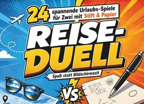 Skizze, Emil Reise-Duell: 24 spannende Urlaubs-Spiele für Zwei mit Stift & Papier – Spaß statt Bildschirmzeit | Reisespiele für Erwachsene, Paare & Kinder ab 10 Jahren