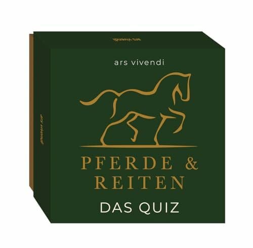 ars vivendi verlag Pferde-Quiz: Das Wissensspiel für Reiter & Pferdefans – mit Fragen zu Reitstilen, Pferderassen, Pflege & Turnieren. Ideal für Spieleabende, Reitvereine & als Geschenk