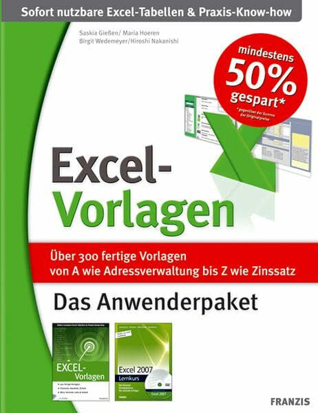 Nakanishi, Hiroshi Excel-Vorlagen - Das Anwenderpaket