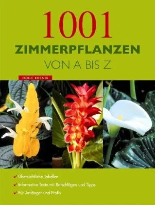 Collen, Paul 1001 Zimmerpflanzen Von A - Z: Von A bis Z. Übersichtliche Tabellen. Informative Texte mit Ratschlägen und Tipps. Für Anfänger und Profis