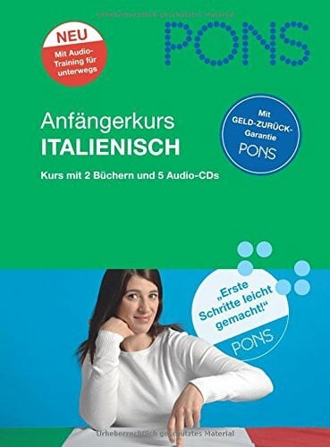 PONS Anfängerkurs Italienisch: Sprachkurs: 2 Bücher mit 5 Audio-CDs
