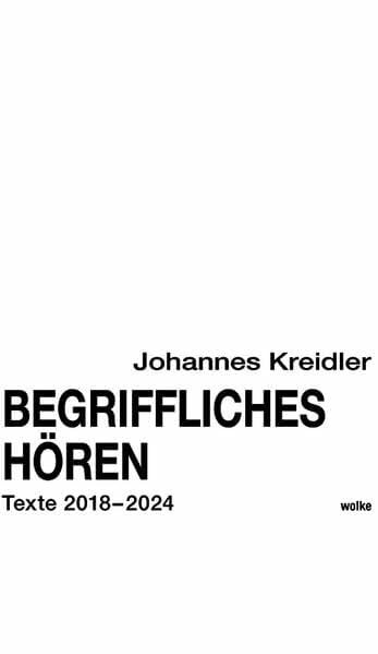 Kreidler, Johannes Begriffliches Hören