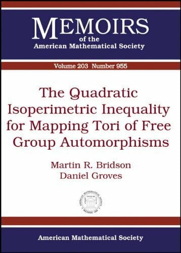 Bridson, Martin R. The Quadratic Isoperimetric Inequality for Mapping Tori of Free Group Automorphisms (Memoirs of the American Mathematical Society, January 2010)