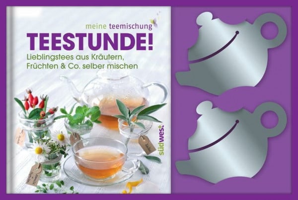 Grambihler, Anja Teestunde! (Set mit 2 Teefilterhaltern): Lieblingstees aus Kräutern, Früchten & Co. selbst mischen