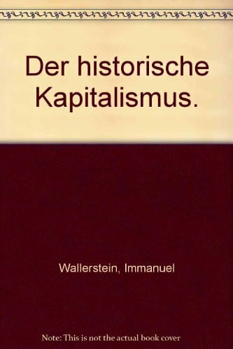 Lehmann-Grube, Uta Der Historische Kapitalismus