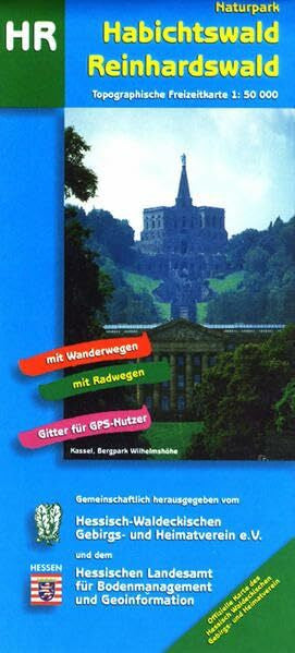 Hessisch-Waldeckischer Gebirgs- und Heimatverein e.V. 'Topographische Freizeitkarten 1:50000 Hessen. Sonderblattschnitte auf der Grundlage der Topographischen Karte 1:50000 (Freizeitregionen); mit ... Topographische Freizeitkarten 1:50000 Hessen