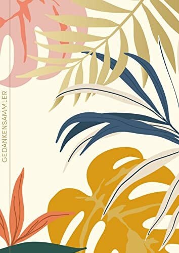 Korsch Verlag Notizbuch Jungle, vegan: Notizbuch, Bullet Journal mit Goldveredelung, 2 Lesebändchen, vegan, TO-DO`s, A5, dotted, 200 Seiten - SchreibLiebe