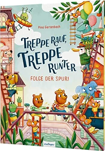Gertenbach, Pina Treppe rauf, Treppe runter – Folge der Spur!: Suchbilder ab 4 Jahren