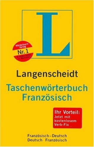 Anonyme Langenscheidt Taschenworterbuch Franzosisch