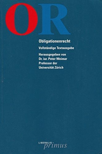 Weimar, Peter Obligationenrecht