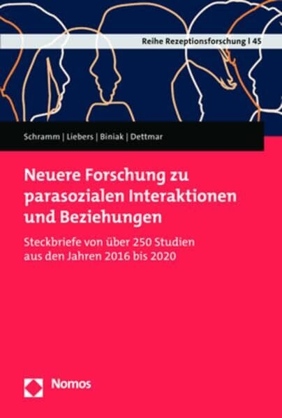 Dettmar, Franca Neuere Forschung zu parasozialen Interaktionen und Beziehungen: Steckbriefe von über 250 Studien aus den Jahren 2016 bis 2020 (Reihe Rezeptionsforschung)