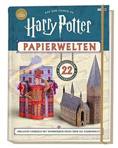 Jablow, Renee Aus den Filmen zu Harry Potter: Papierwelten - 22 wunderschöne Papiermodelle: inklusive Fanbuch mit spannenden Infos über die Zauberwelt!