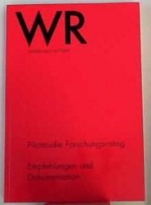 Wissenschaftsrat Pilotstudie Forschungsrating: Empfehlungen und Dokumentation