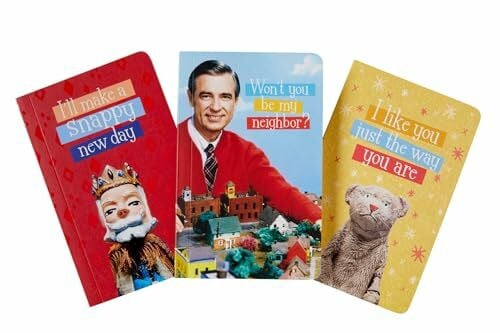 Insight Editions Mister Rogers' Neighborhood Pocket Notebook Collection (Set of 3) (Classics)