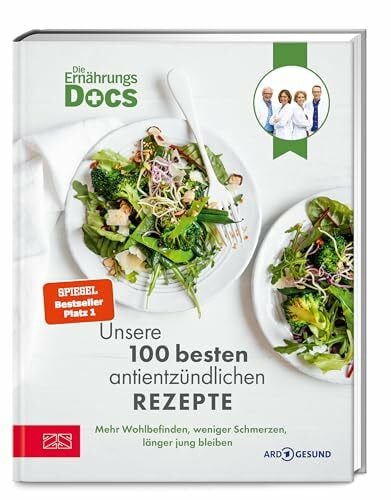 Klasen, Dr. med. Jörn Die Ernährungs-Docs – Unsere 100 besten antientzündlichen Rezepte: Mehr Wohlbefinden, weniger Schmerzen, länger jung bleiben | SPIEGEL Bestseller Platz 1 |