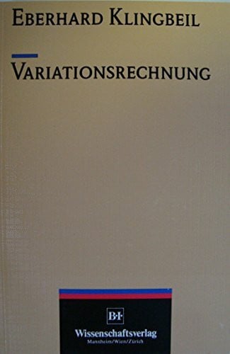 Klingbeil, Eberhard Variationsrechnung