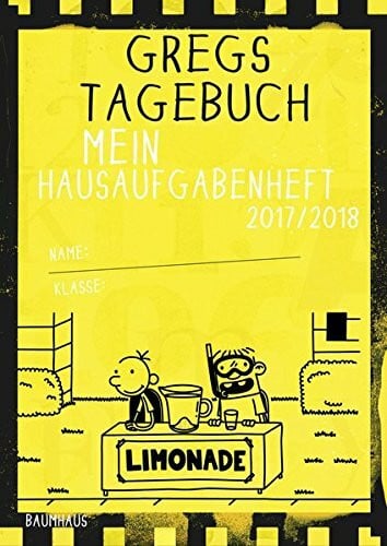 Kinney, Jeff Gregs Tagebuch - Mein Hausaufgabenheft 2017/2018 (VE 5)