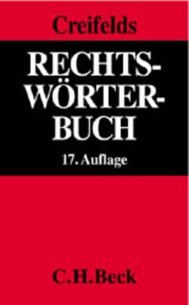 Weidenkaff, Walter Rechtswörterbuch