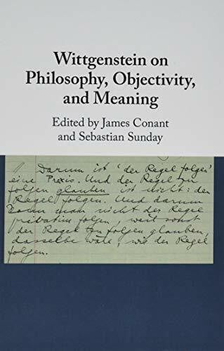 Sunday, Sebastian Wittgenstein on Philosophy, Objectivity, and Meaning