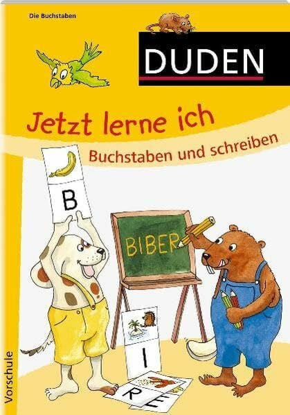 Scharnberg, Stefanie Jetzt lerne ich Buchstaben und schreiben (ab 5): Vorschule (Duden - Jetzt lerne ich)