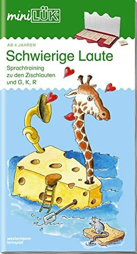 Müller, Heiner miniLÜK: Kindergarten/Vorschule Schwierige Laute: Schwierige Laute: Früherkennung und Sprachtraining zu den Zischlauten, G, K und R für Kinder ab 4 Jahren (miniLÜK-Übungshefte: Kindergarten)