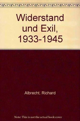 Kleßmann, Christoph Widerstand und Exil 1933-1945