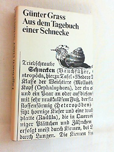 GRASS, Günter Aus dem Tagebuch einer Schnecke