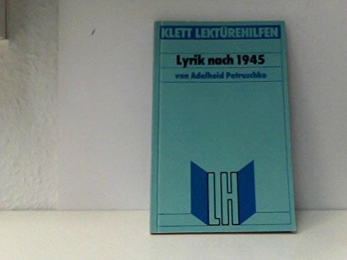 Petruschke, Adelheid Lektürehilfen Lyrik der Nachkriegszeit 1945-1960