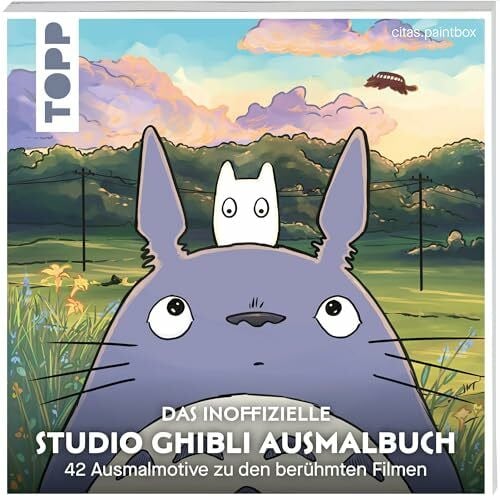 citas.paintbox Das inoffizielle Studio Ghibli Ausmalbuch: 42 Ausmalmotive zu den berühmten Filmen